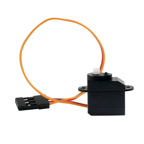 Ultra-Micro Digital Servo 2.1g Coreless Motor 180 Degree JR Connector 5V Mini Servo side view with wire and connection port