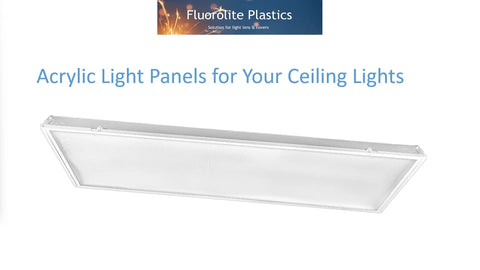 Clear Acrylic Prismatic Light Panels 20 Pack For Fluorescent And LED Lighting, 23.75 X 47.75 Inches, 0.100 Inch Thick