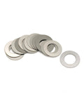 TACSHIM .276 pivot pin shim kit washers, 14 pcs, silver metal spacers