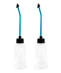 Universal 250cc RC Fuel Refill Bottle 2 Pack For 1 Eighth And 1 Tenth Nitro Cars With Blue Aluminum Spout