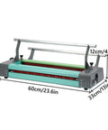 Electric Honeycomb Paper Roll Dispenser Built Tough For Cranking Out Packages Flawless Wrapping Paper Stretching Machine dimensions shown