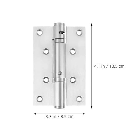 Stainless Steel Spring Loaded Self Closing Hidden Door Hinges Built Tough 4 Pack Concealed Door Closers with measurements
