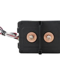 Boss Grade High Voltage DC Contactor With Ceramic Hermetic Seal And 350 Amp Circuit Capacity At 2500 Volt For EV Charging Solar Wind Power And ESS Builds, front view with copper terminals and wiring.