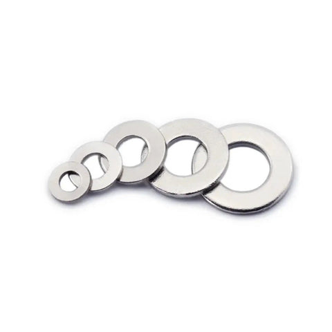 200 Piece Carbon Steel Nickel Plated Spring Lock Washers Assortment Kit M3 To M12 Pro Grade For Heavy Duty Everyday Use Delivers Stable Load Distribution And Consistent Tightness On Any Fastener, nickel plated washers