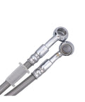 50-200CM Motorcycle Brake Hose Kit For Solid Power Transfer And Quick Stops Plug And Play Install With Matching Ends Low Maintenance Brake Line Replacement For Reliable Emergency Stopping Performance, braided hose ends