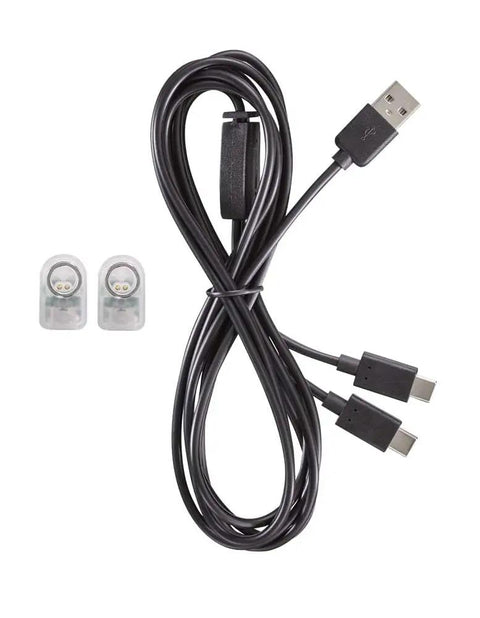 Charging cable and dual transducers for Keo Blade Power Dual 12Nm Power Meter Pedals With Dual Transducers For Accurate Road Cycling Data