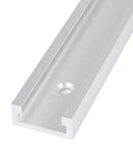 Hella Tough Aluminum T Slot Track Rail 300Mm And 400Mm Lengths For Woodworking Jigs Custom Fixtures close-up view of aluminum rail design.