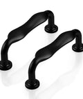 Matte Black Cabinet Handles 30 Pack With 3 Inch Hole Centers 76mm Solid Zinc Alloy Kitchen Cupboard Drawer Pulls