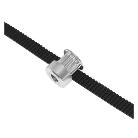 Heavy Duty GT3 3MGT Rubber Timing Belt With 3MM To 20MM Width Options showing a pulley for 3D printers and maker builds