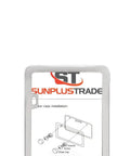 Stainless Steel License Plate Frame Set With Chrome Screw Caps Slim 2 Hole Design assembly guide image