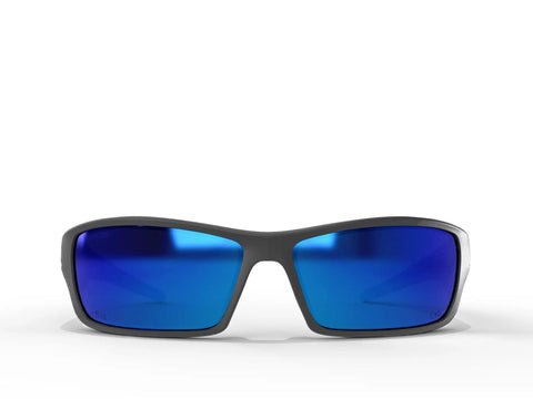 Polarized Safety Glasses With High Impact Rating Z87.1 Plus Non Slip Protective Eyewear For Work And Outdoors front view