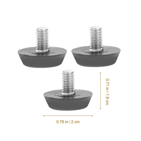 Kick Those Nasty Cabinet And Desk Shakes Flat With Heavy Adjustable Furniture Levelers And Table Feet Screw Direct Install For Chairs Tables And Bookshelves 100 Pack, black adjustable feet with screw.