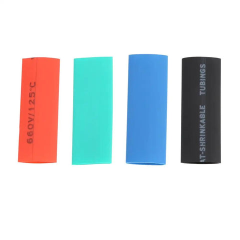 Comprehensive 530-Piece Heat Shrink Tubing Kit With 1.5 mm To 10 mm Shrink Tubes In Multicolor Black Red Yellow Blue Green
