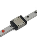 300mm MGN12 Linear Rail Guide with Black MGN12C Carriage Block and red end stop for 3D printing CNC precision
