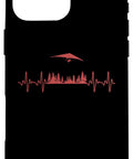 Funny Hang Glider Art Phone Case For 16 Pro Max Lovers Men Women Hang Glide Design Youth Gift Cute Flight Sails Graphic