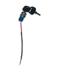ApolloLift Key Switch Replacement For Electric Pallet Jack A-1029 A-1030 with keys and wires, durable ignition switch.
