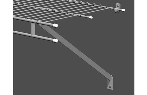 Wire Shelf End Caps Set With 24 Large And 60 Small Caps for Shelf and Rod Systems, 84 Pack, white vinyl plastic caps on wire shelf