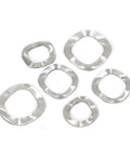 Lock Washers Assortment Kit 304 Stainless Steel Three Wave Spring Washers M3 To M51 For Auto DIY And Machinery Pro Grade Heavy Duty Easy To Install No Tools Needed, assorted sizes