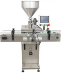 Plug And Play Automated Single Nozzle Filling Machine 100 To 1000ml with touchpad and sturdy steel frame for food and cosmetics