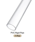 Clear PVC Dust Collection Pipe 1.7 Inch By 2 Inch 12 Inch Length Rigid Plastic Tubing For Dust Collection Systems 43mm Inner Diameter