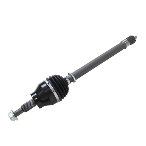 Front Right CV Axle Shaft Assembly For 2018-2025 Jeep Wrangler JL JLU 4WD Passenger Side Front Axle Half Shaft Replaces 68394142AA black steel CV axle shaft with boot and splined ends