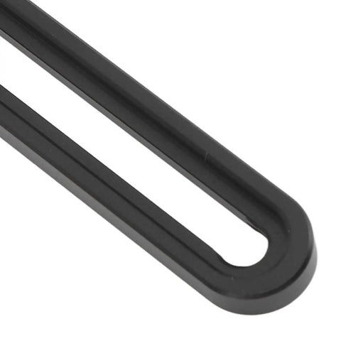 Close-up of Dual Wheel Y Shaped Lens Support Bracket For S And SC Camera Stabilizers, Universal 5kg Load, showing adjustable slide slot