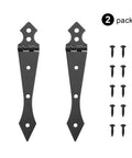 270 Degree Black Iron Cabinet Hinge 2 Pack Heavy Duty Folding Cabinet Door Hinge With Wide Opening Durable Iron Hardware