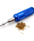 Professional Ship Model Nail Presser Tool For Hull Detailing, Alloy Blue Fixation Kit with nails