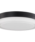 Dope LED Flush Mount Ceiling Light 11 Inch Brushed Nickel Pi Collection Damp Rated Modern Transitional Fixture