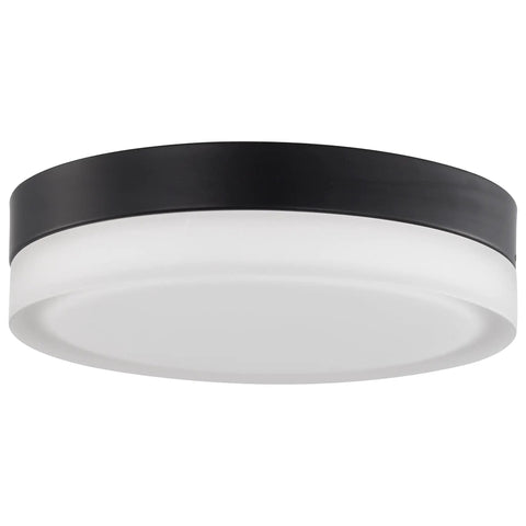 Dope LED Flush Mount Ceiling Light 11 Inch Brushed Nickel Pi Collection Damp Rated Modern Transitional Fixture