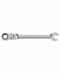 Flex head ratchet wrench from 613 Piece Master Mechanics Hand Tool Set With Flex Head Ratchets And 90 Tooth Drive For Tight Spaces