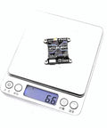 40CH FPV Video Transmitter VTX30-800 With PitMode on digital scale showing 6.6 grams
