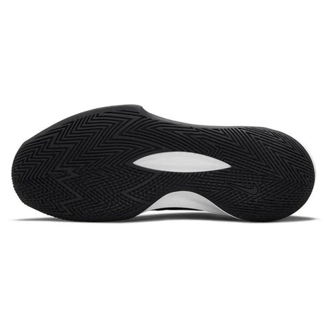 Precision 5 Black White Men Basketball Shoes sole with superior traction pattern for quick breaks and tight feel.
