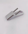 Upgrade Your Build With This 2Pcs CNC Anodized Side Clamp Set Perfect For Carvera And Carvera Air Machines To Help Lock Down Projects Solidly Without Slipping While Adding Style To Your Setup - Silver alloy side clamp with dual steel rods.