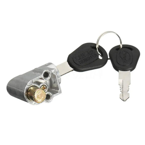 Lightweight Anti Theft Battery Box Lock For Electric Bikes And Scooters Portable Key Lock Cylinder With 2 Keys Secure Motorcycle Battery Box