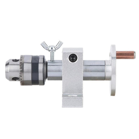 Compact Live Revolving Center For Mini Lathe With Adjustable Drilling Depth And Wrench, Durable Metal Construction For DIY Woodworking