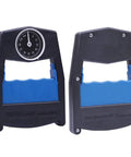 Ultimate Hand Grip Dynamometer For Strength Training, 130Kg Capacity, Ergonomic Grip Meter For Hand, Wrist, Forearm And Finger Power, Great For Climbing, Shooting, Lifting, Rehab, And Fitness, Blue, black ABS hand dynamometer with blue grip