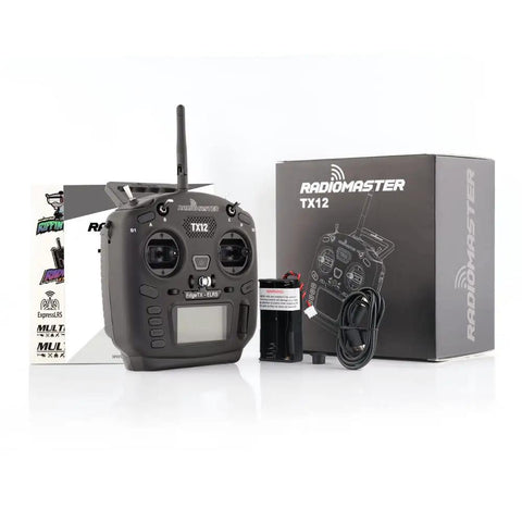 ELRS EdgeTX Multi Module Transmitter V2 Mode 2 With Internal ExpressLRS Module Support shown with packaging and accessories
