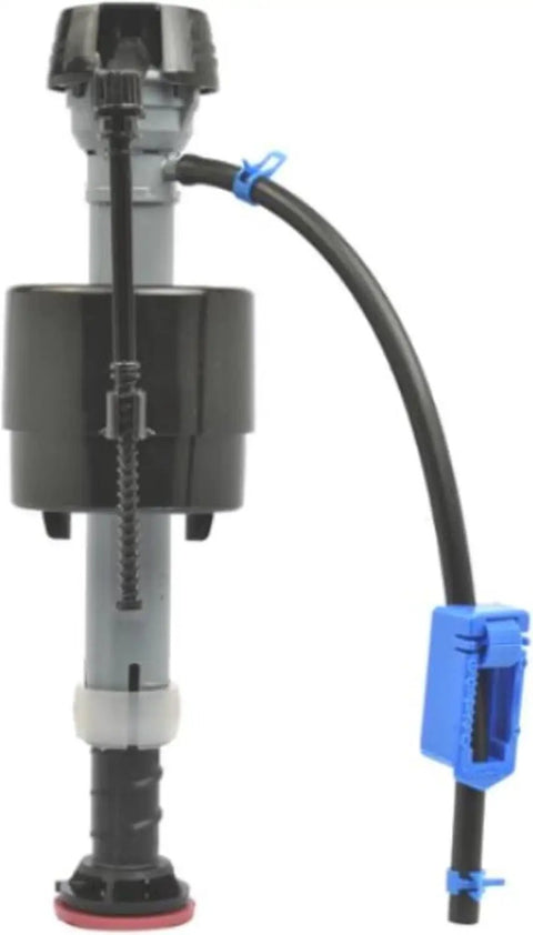 Premium Universal Toilet Fill Valve For Quiet, Powerful Flush, Adjustable Height 9 To 14 Inches, Roller Clamp Water Saving