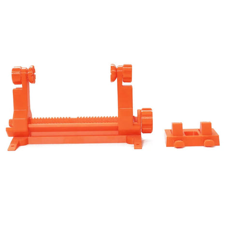 Soldering Helping Hands Kit With Adjustable Third Hand Clamp For PCB Work, orange soldering stand and PCB holder