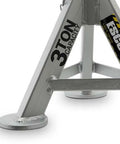 Close-up of Heavy Duty Jack Stand Pro Grade 3 Ton Capacity, 6,000 Lb Per Stand, powder coated with base, side view