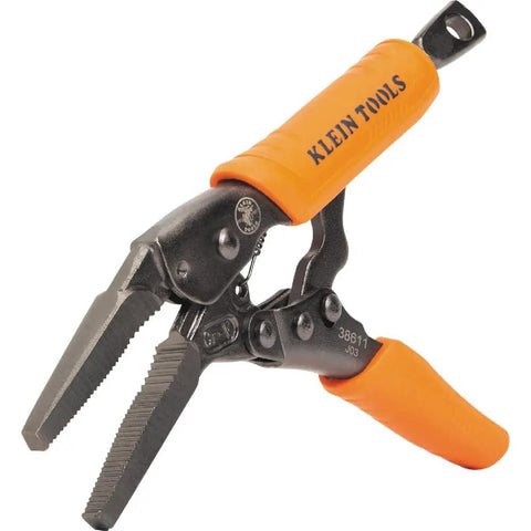 Locking Pliers Set Three Piece Long Nose 6 Inch Curved Jaw 7 Inch And 10 Inch Heavy Duty High Torque Mole Grips For Clamping