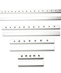 Aluminum T Track Slider Miter Jig for Table Saw Workbench and Miter Saw Use in Woodworking Shops and Home Workshops 100mm Type A No Thread or Type B With Thread Available in 200mm 300mm and 450mm Lengths options displayed