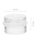 Clear Two Pack Silicone Door Stopper Wedges To Prevent Finger Injuries And Door Slams Sturdy Furniture Accessories