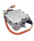 Heavy Duty Electric AC Compressor For Dongfeng E70 EV Auto Replacement OEM V510010JG0122 320V with aluminum housing and wiring.