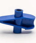 Pushrod Length Checker for 7/16 Inch Rocker Studs on Big Block Chevy - Gearhead Favorite DIY Valve Train Setup Tool, blue plastic.