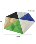 Kick The Echo To The Curb With These Top Shelf Hexagon Acoustic Panels High Density Polyester Sound Dampening Wall Tiles in various colors.