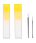 Premium Tungsten Steel Screw Extractor Kit For Knocking Out Stripped Broken Phone Screws 1.3Mm Drill Bit Tool with yellow cases.