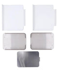 Big Capacity Breast Milk Storage Containers With First In First Out System, removable trays and metal plate for organization.