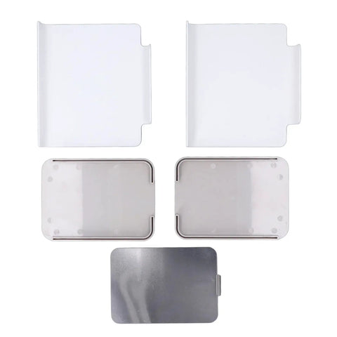 Big Capacity Breast Milk Storage Containers With First In First Out System, removable trays and metal plate for organization.